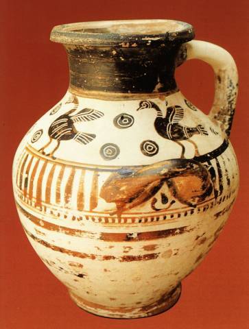 místní keramika z oblasti Lithis